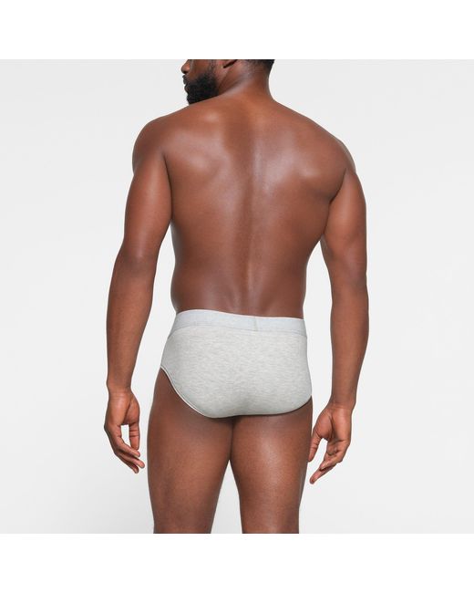 Skims Gray 3-Pack Brief for men