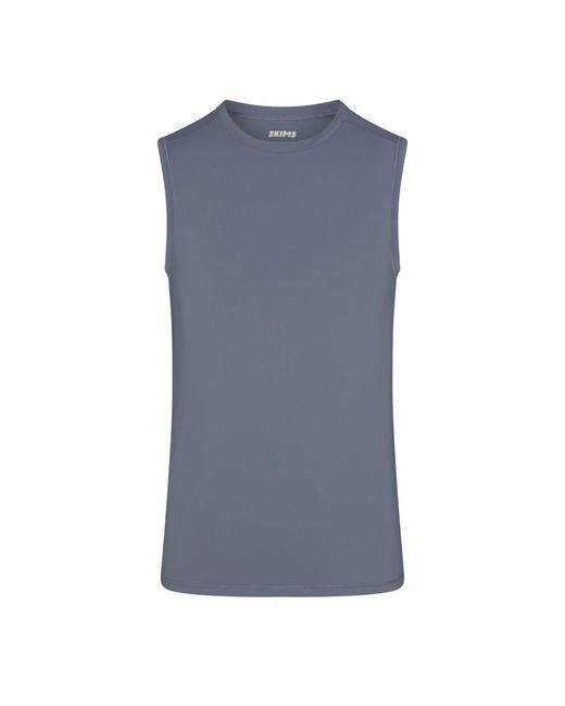 Skims Blue Muscle Tank Top for men