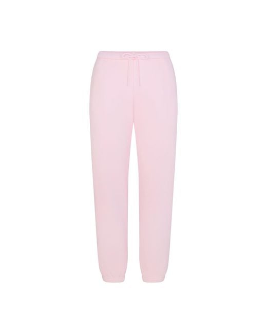 Skims Pink Classic Jogger Pants