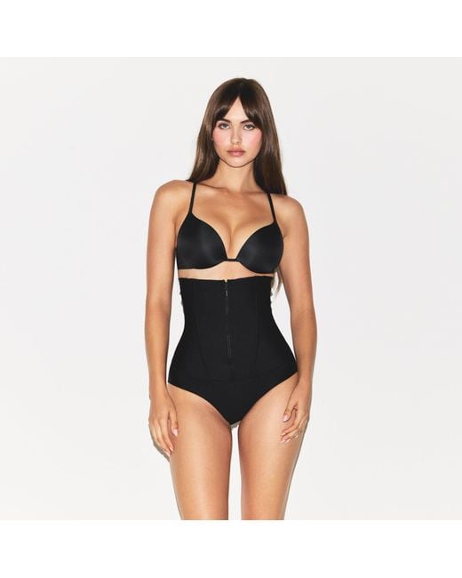 Skims Black Core Sculpt Waist Cincher Butt Lifting Brief