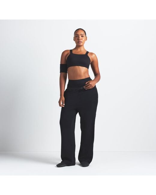 Skims Black Wide Strap Bra