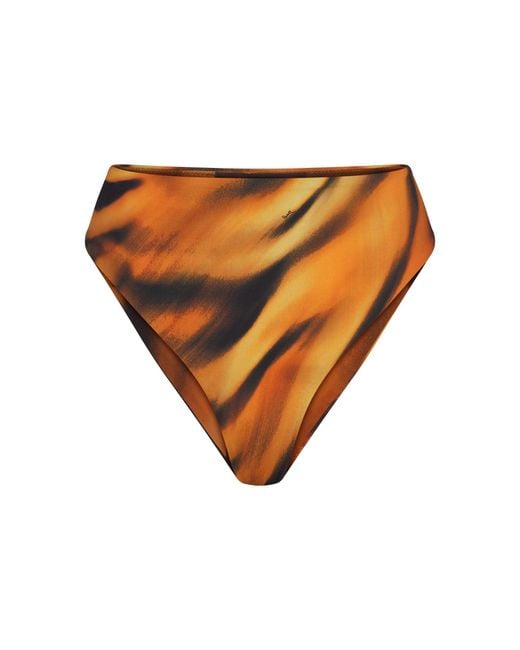 Skims Orange High-Waisted Bikini Bottom