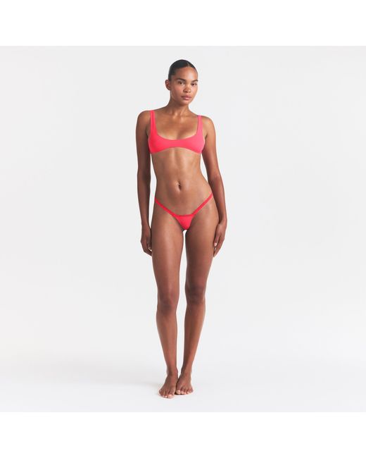 Skims Red Micro Thong