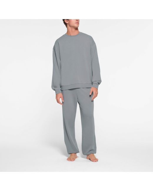 Skims Gray Relaxed Crewneck for men