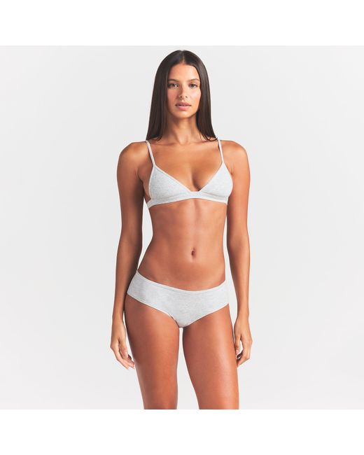 Skims Gray Triangle Bralette