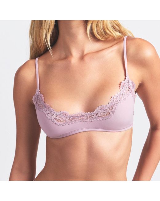 Skims Pink Scoop Bralette 2-Pack Multi