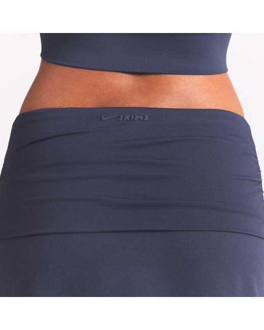 Skims Blue Foldover Skort