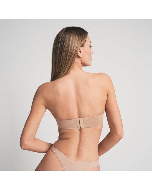 Skims Natural Strapless Push-Up Bra