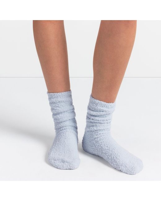 Skims Blue Knit Socks