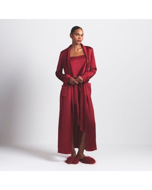 Skims Red Long Robe