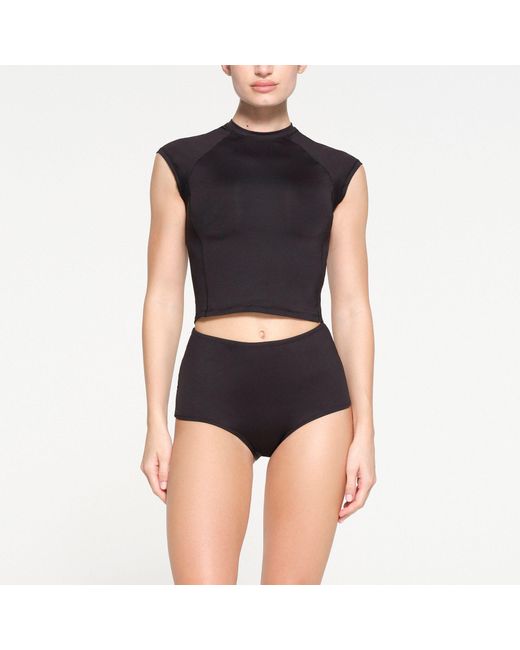 Skims Boy Short in Blue Lyst