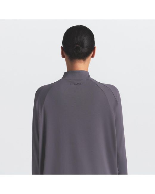 Skims Purple Long Sleeve Half Zip