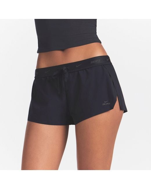 Skims Black Runner Short