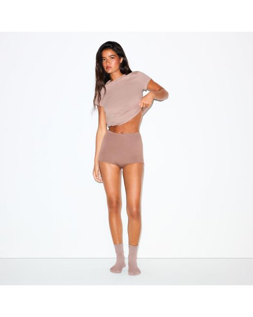 Skims Brown Boy Short