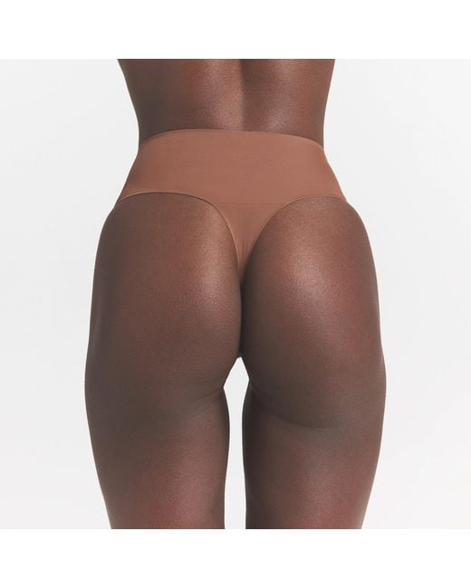 Skims Brown Unlined Full Coverage Bra