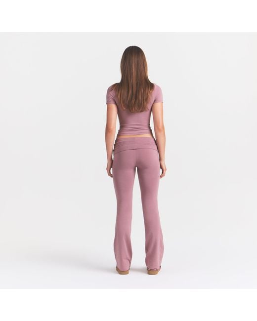 Skims Red Foldover Pant