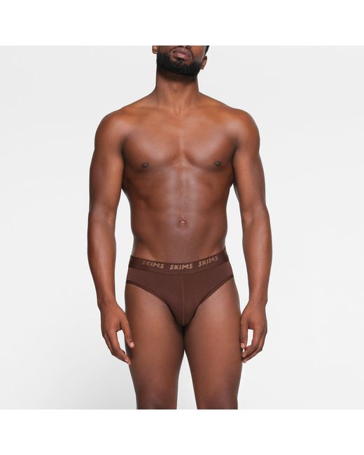 Skims Brown 3-Pack Brief for men