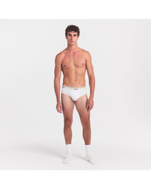 Skims Red Rib Brief for men
