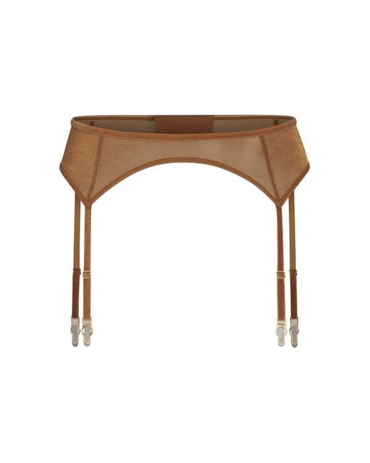 Skims Garter Belt in Brown Lyst