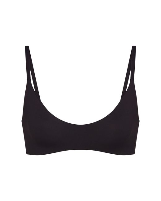 Skims Micro Scoop Bra in Black | Lyst
