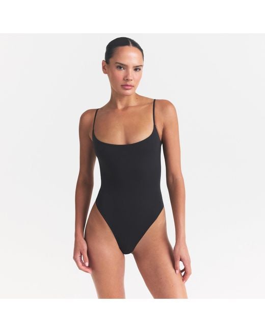 Skims Black Cami Bodysuit