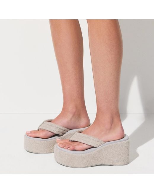 Skims Pink Platform Sandal