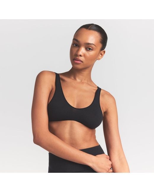 Skims Black Bralette
