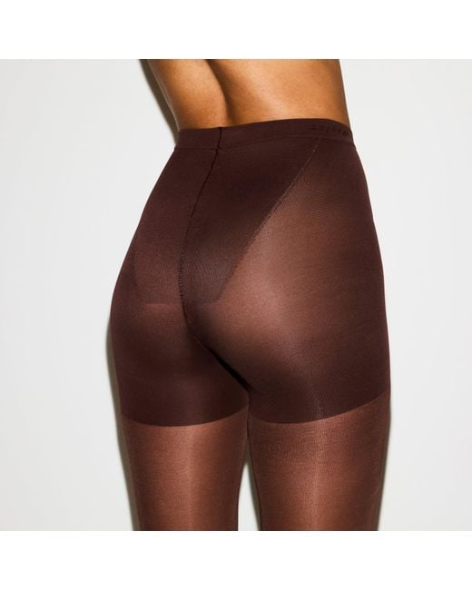 Skims Brown Shaping Capri Tights