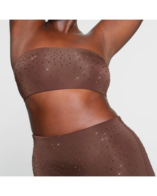 Skims Jelly Sheer Bandeau in Brown