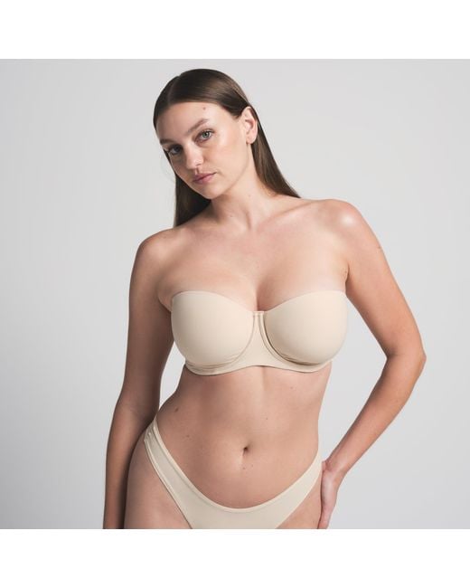 Skims Natural Strapless Bra