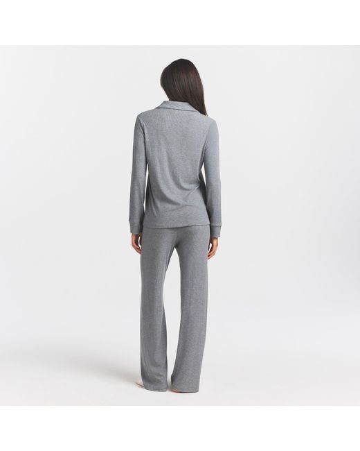Skims Gray Soft Lounge Sleep Set