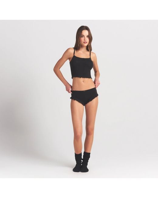 Skims Black Cami Pajama Set