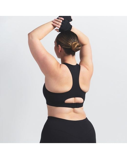 Skims Black High Neck Bra