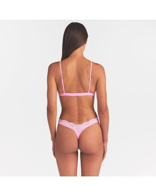Skims Red Triangle Bralette
