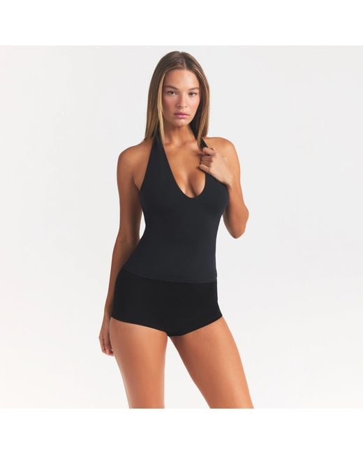 Skims Blue Halter Top