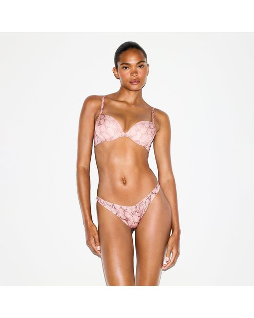 Skims Pink Dipped Thong