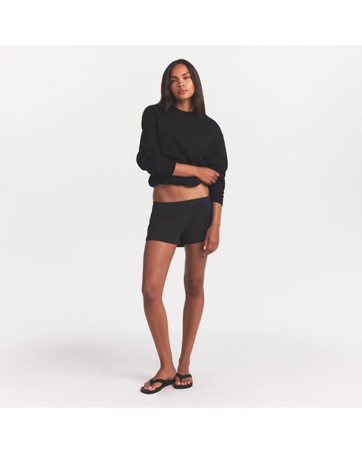 Skims Black Classic Crewneck