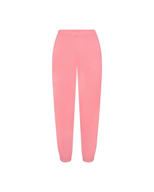Skims Pink Classic Jogger Pants