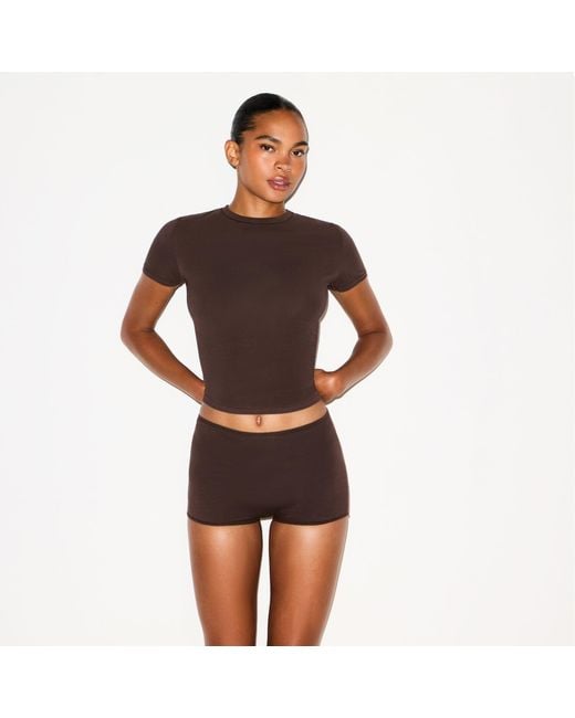 Skims Brown Boy Short