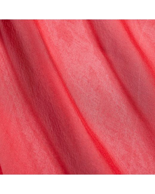 Skims Red Lace Mini Slip Dress