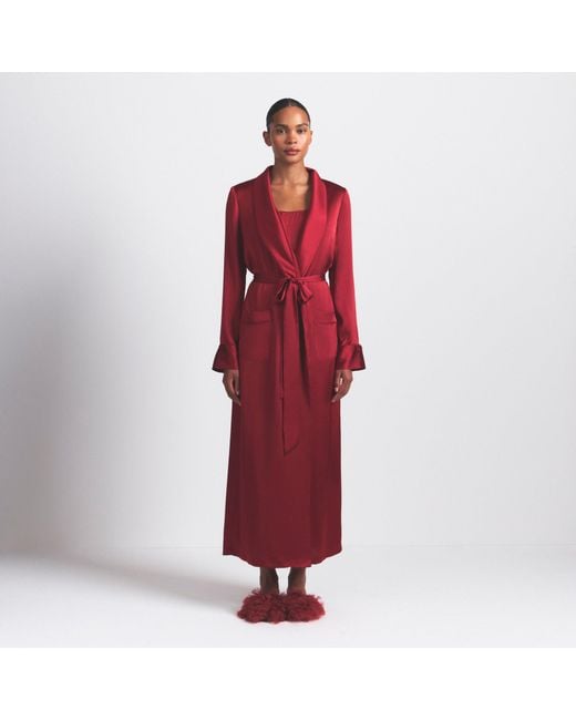 Skims Red Long Robe