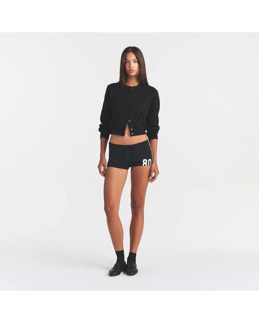 Skims Black Micro Short