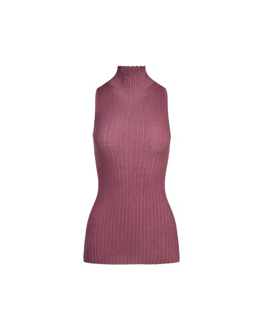 Skims Purple Mock Neck Tunic