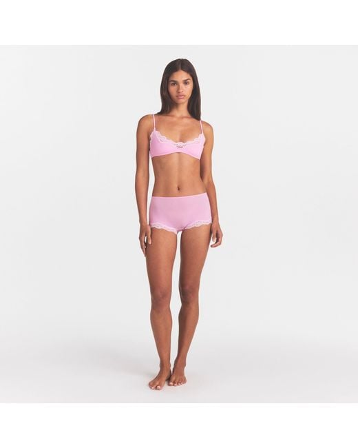Skims Pink Boy Short