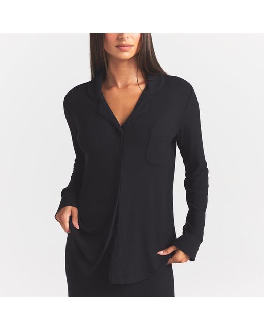Skims Black Pajama Set