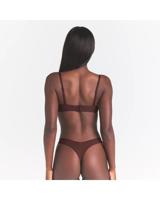 Skims Brown Balconette Bra