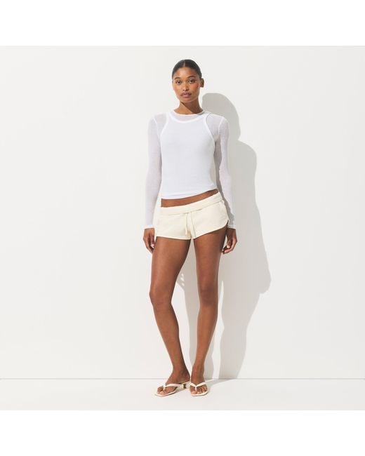 Skims White Tank Top