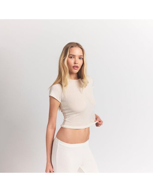 Skims White Tee