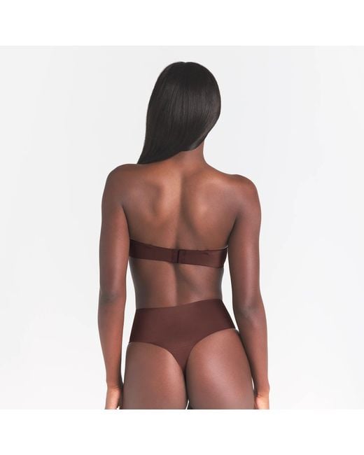 Skims Red Strapless Bra