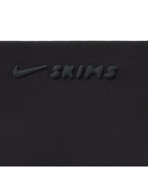Skims Black High Neck Bra